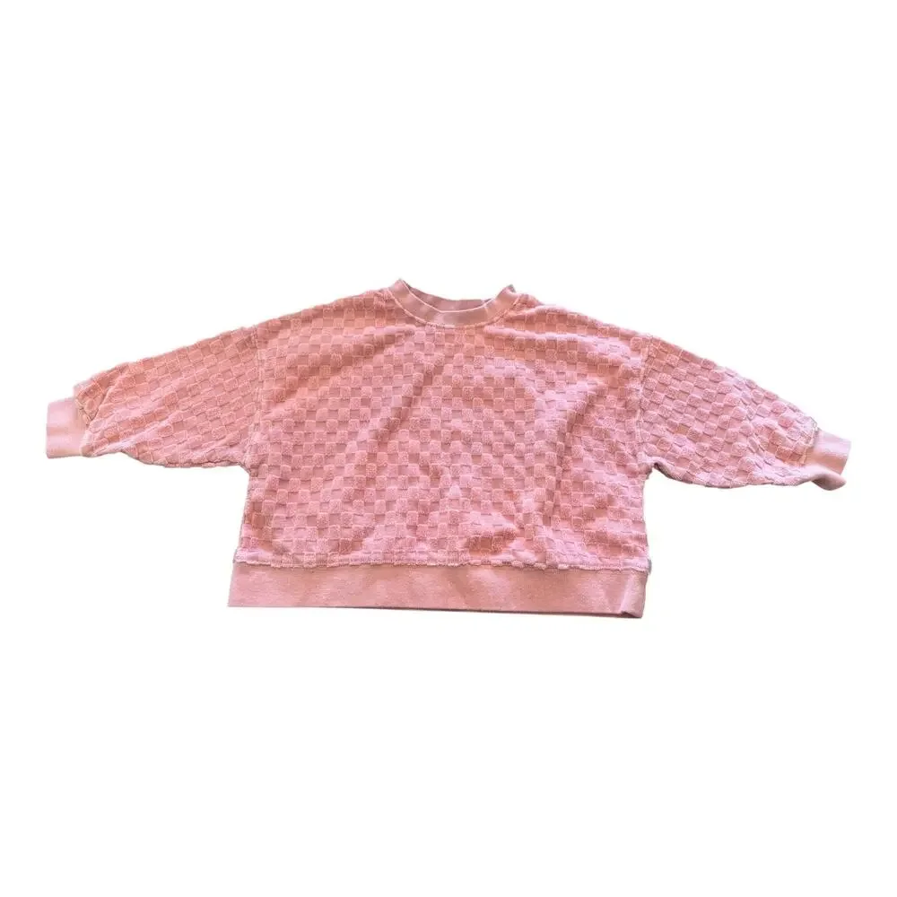 Rylee & Cru Baby Pink Check Top and Shorts Set Size 2-3 Years